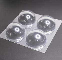 Форма пластиковая ПОЛУСФЕРА 80мм / 4 шт Изображение Форма пластиковая ПОЛУСФЕРА 80мм / 4 шт